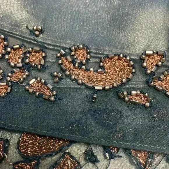 Adrianna Papell Cocktail dress w crinoline, beading, gorgeous pleating Size 6 - Picture 17 of 17